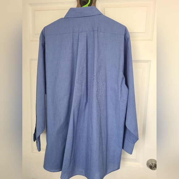 (1145) Stafford Men's Classic Long Sleeve Oxford Dress Shirt, Size: 16.5 (32/33) - Picture 11 of 13